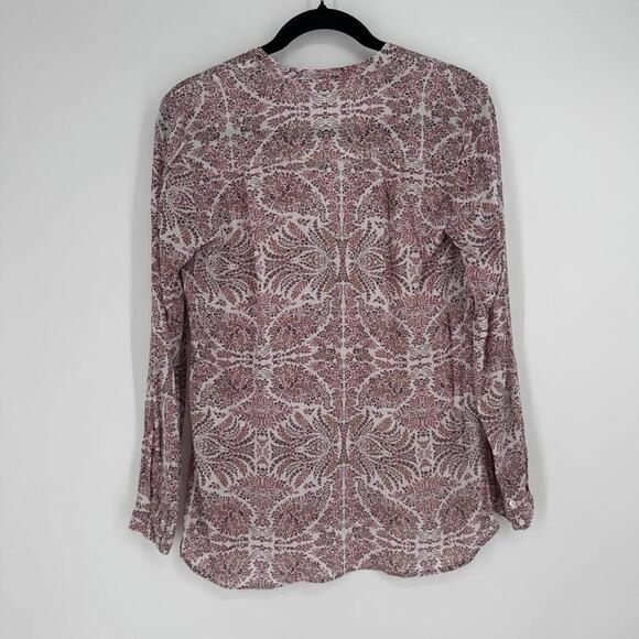 Calypso St. Barth top small S pink lightweight tropical beachy spring summer - Picture 5 of 5